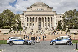 vehicles on College Walk
